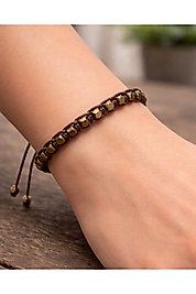 Hematit & Doğal Taş Minimal Bileklik