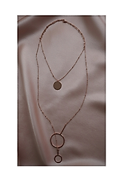 Altın Rengi Geometrik Kolye