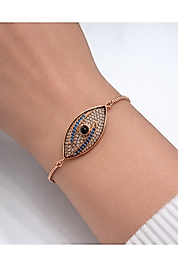 Kadın Nazar Göz Figürlü Şık Bileklik