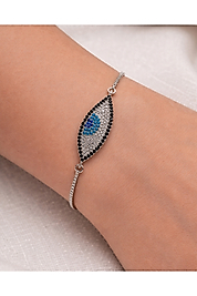 Nazar Göz Zirkon Taşlı Kadın Bileklik