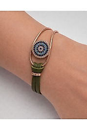 Elysia Nazar Taşlı Rose Gold Bileklik