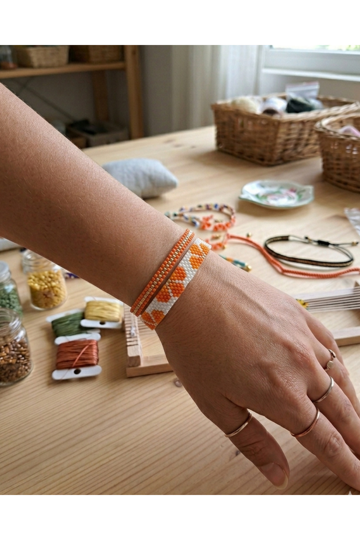 El Yapımı Miyuki bileklik