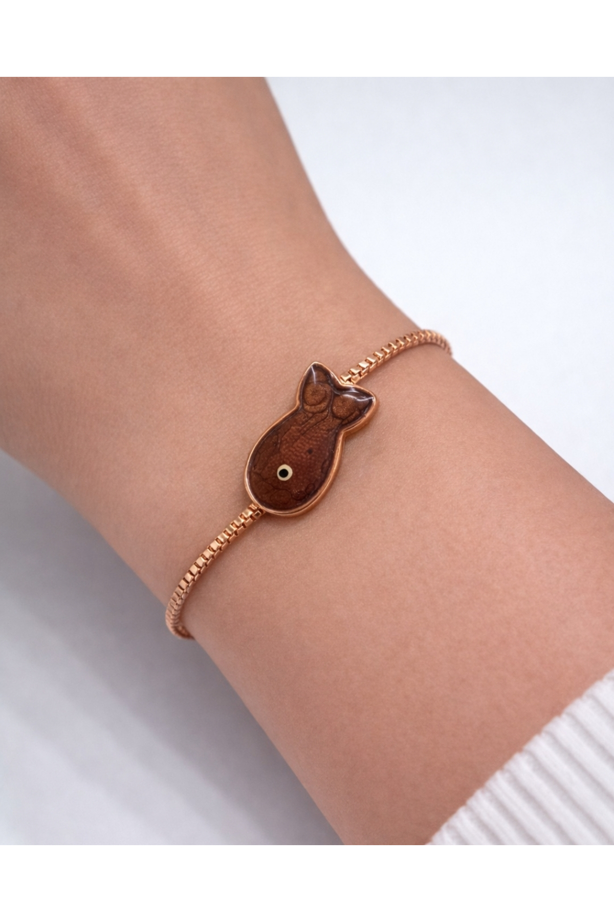 Şans Sembolü Balık Figürlü Kadın Bileklik