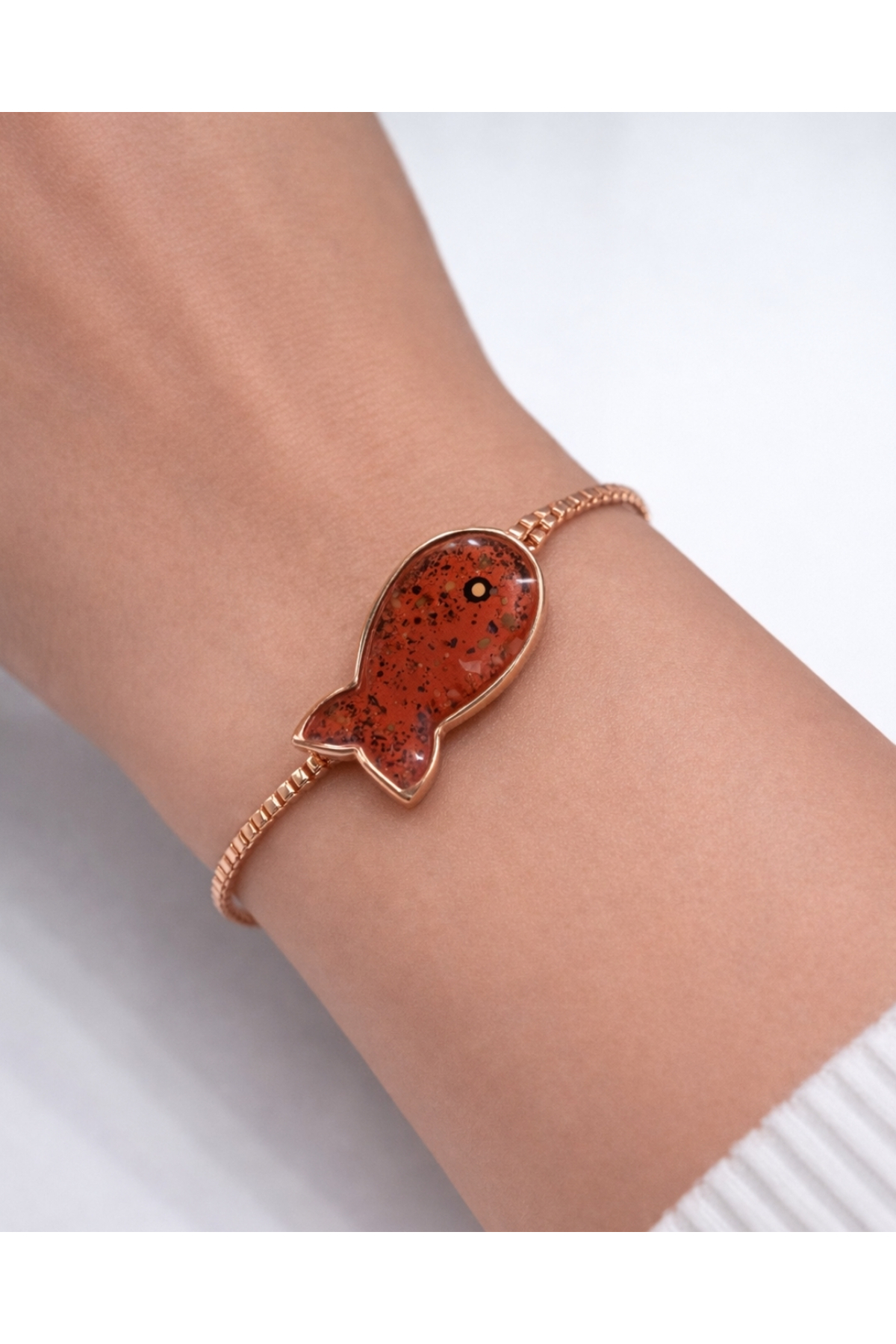 Şans Sembolü Balık Figürlü Kadın Bileklik