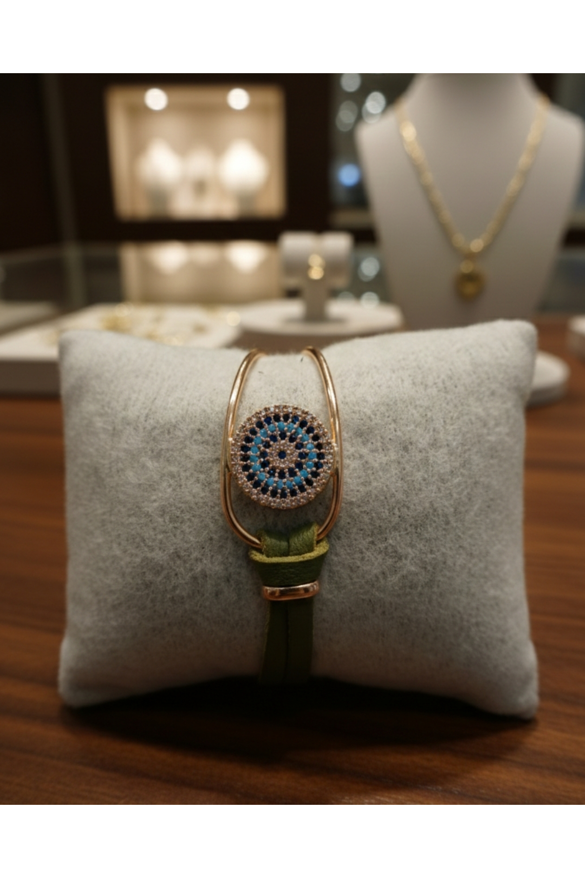 Elysia Nazar Taşlı Rose Gold Bileklik