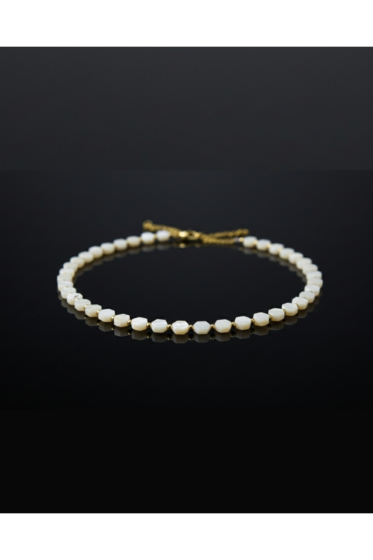 Altıgen Taşlı Kolye