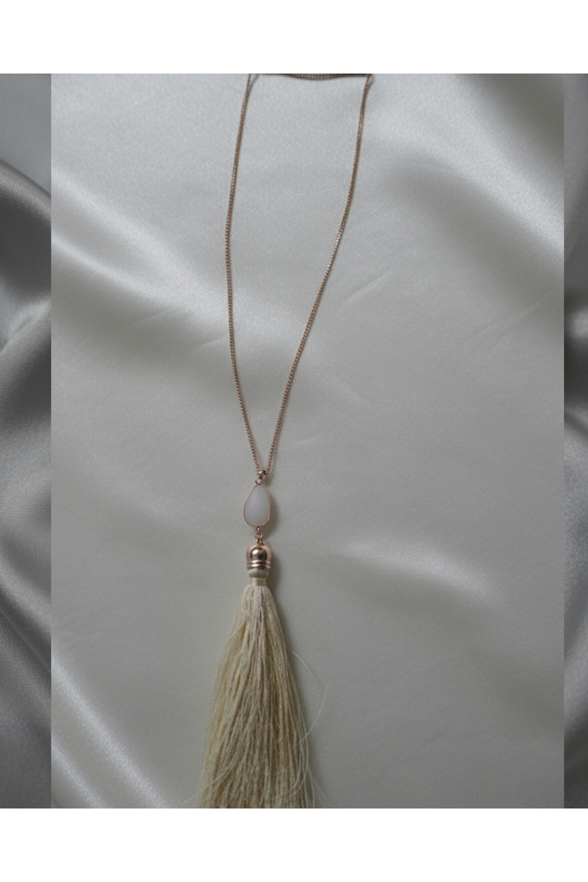 Bohem püsküllü kolye