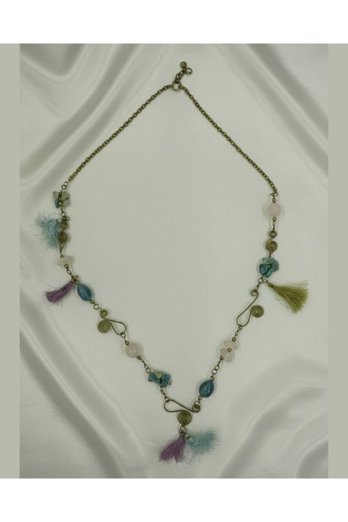 El Yapımı Tasarım Etnik Kolye