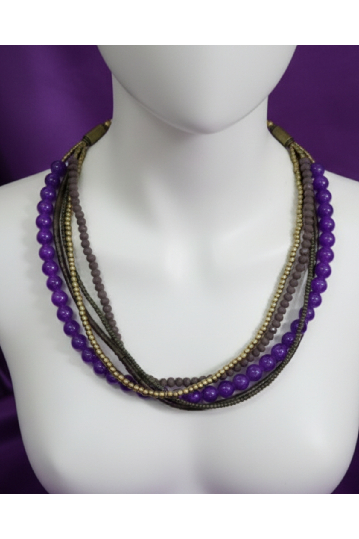 kişiye özel Tasarım doğal taşlı Kolye