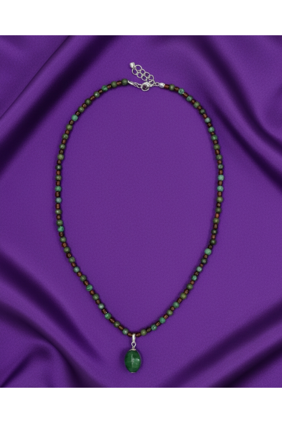 El Yapımı Doğal Taş Kolye