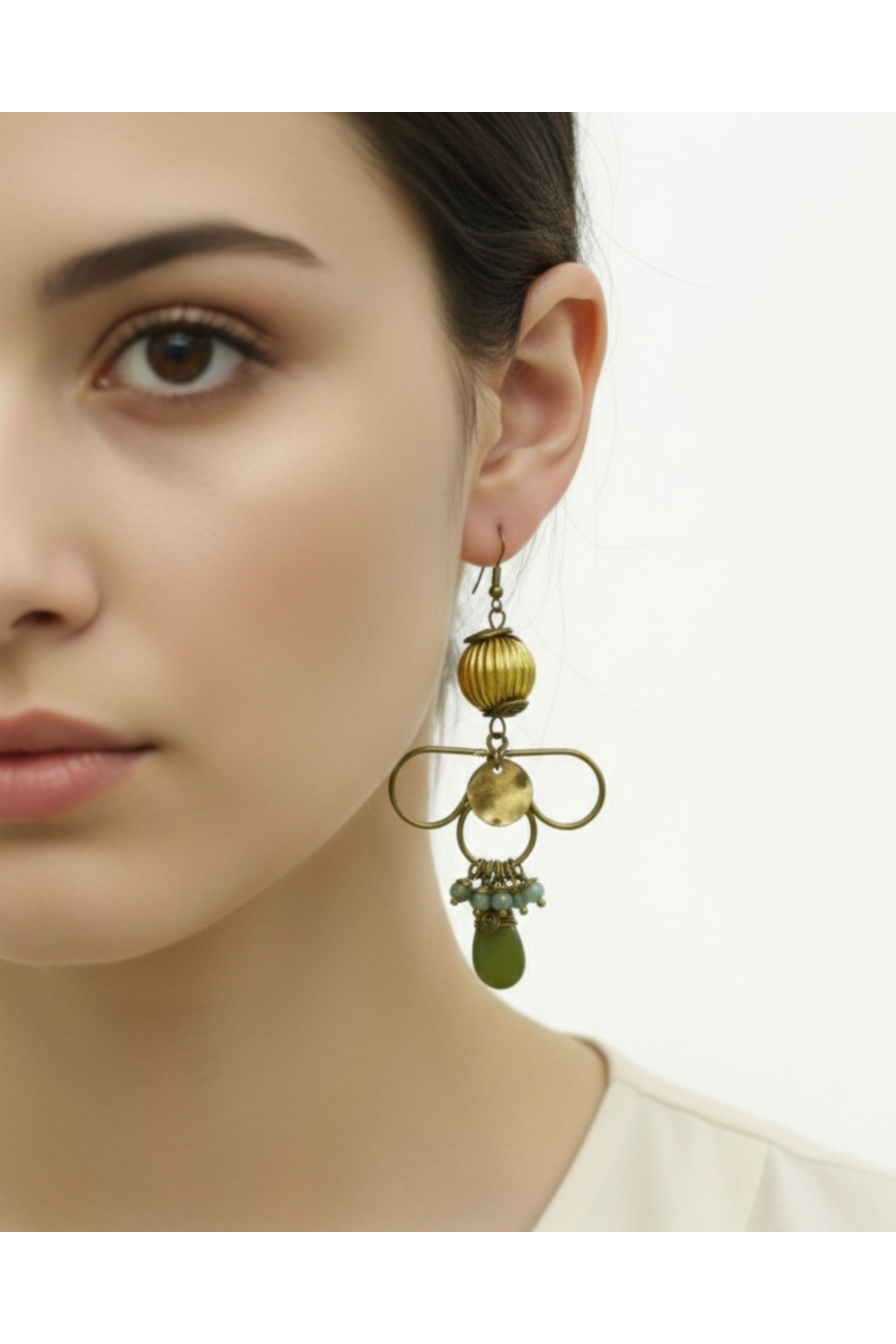 Otantik Taşlı kupe